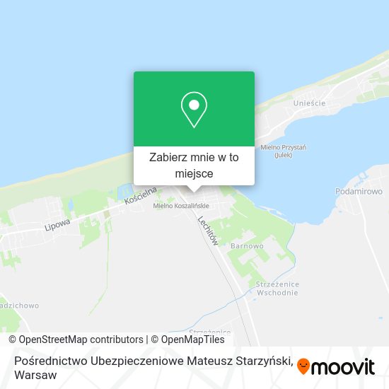 Mapa Pośrednictwo Ubezpieczeniowe Mateusz Starzyński