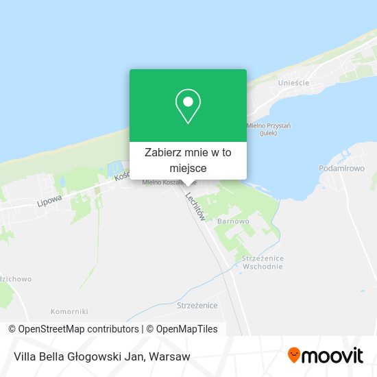 Mapa Villa Bella Głogowski Jan