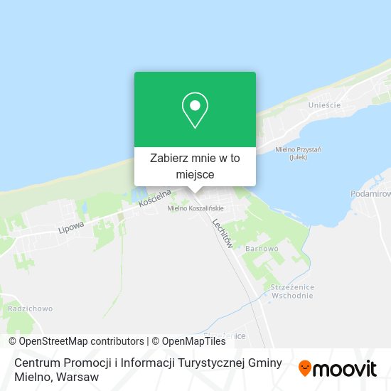 Mapa Centrum Promocji i Informacji Turystycznej Gminy Mielno