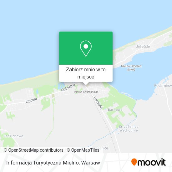 Mapa Informacja Turystyczna Mielno