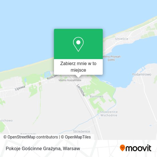 Mapa Pokoje Gościnne Grażyna