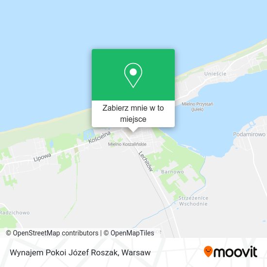 Mapa Wynajem Pokoi Józef Roszak