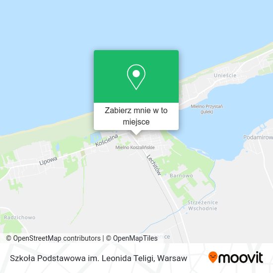 Mapa Szkoła Podstawowa im. Leonida Teligi