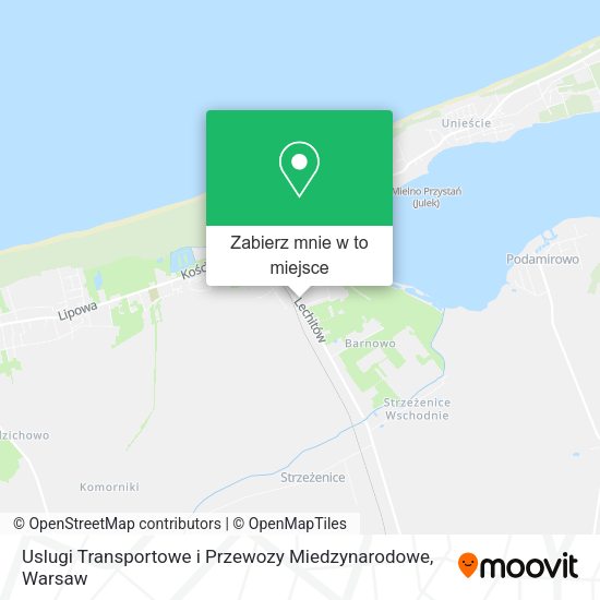 Mapa Uslugi Transportowe i Przewozy Miedzynarodowe