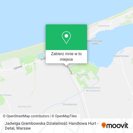 Mapa Jadwiga Grembowska Działalność Handlowa Hurt - Detal