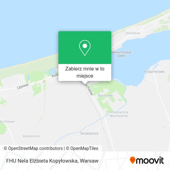 Mapa FHU Nela Elżbieta Kopyłowska