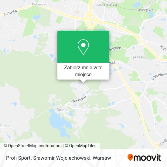 Mapa Profi Sport. Sławomir Wojciechowski