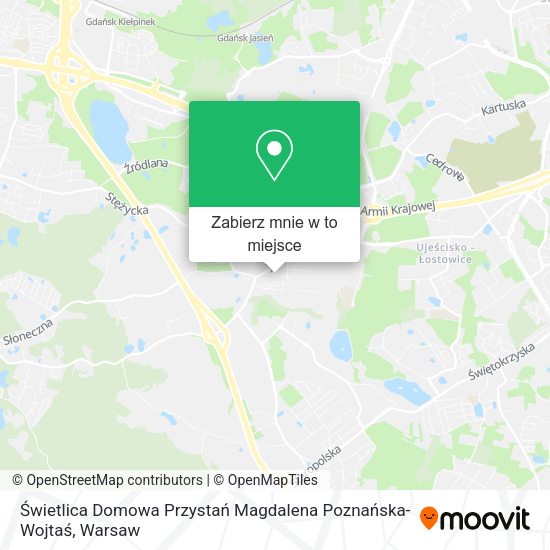 Mapa Świetlica Domowa Przystań Magdalena Poznańska-Wojtaś