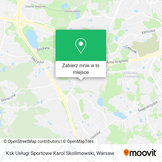 Mapa Ksk Usługi Sportowe Karol Skolimowski