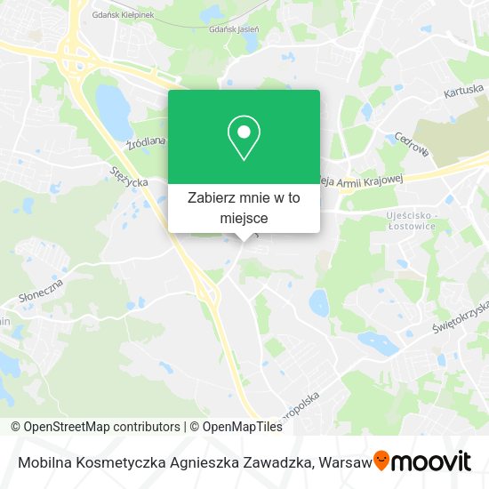 Mapa Mobilna Kosmetyczka Agnieszka Zawadzka