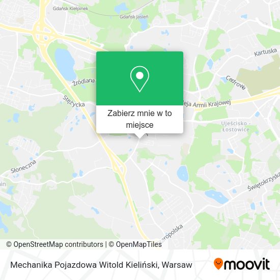 Mapa Mechanika Pojazdowa Witold Kieliński