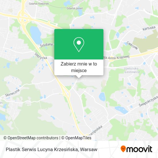 Mapa Plastik Serwis Lucyna Krzesińska