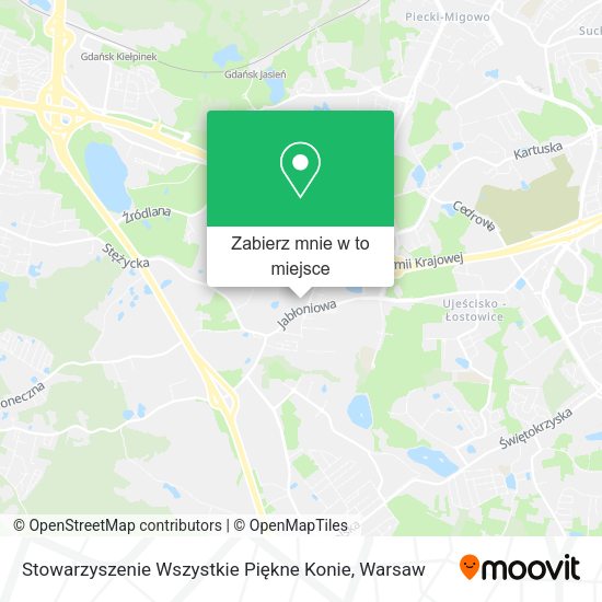 Mapa Stowarzyszenie Wszystkie Piękne Konie