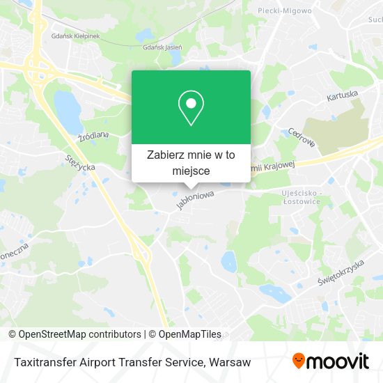 Mapa Taxitransfer Airport Transfer Service