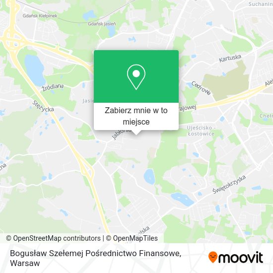 Mapa Bogusław Szełemej Pośrednictwo Finansowe