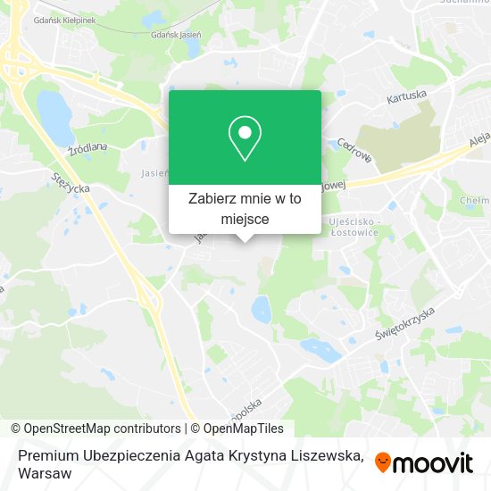 Mapa Premium Ubezpieczenia Agata Krystyna Liszewska