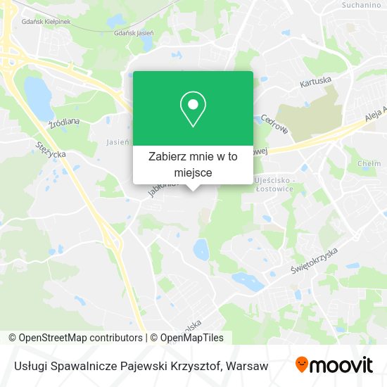 Mapa Usługi Spawalnicze Pajewski Krzysztof