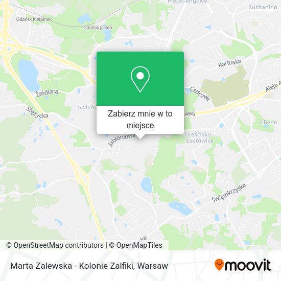 Mapa Marta Zalewska - Kolonie Zalfiki