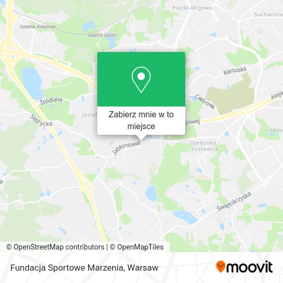 Mapa Fundacja Sportowe Marzenia