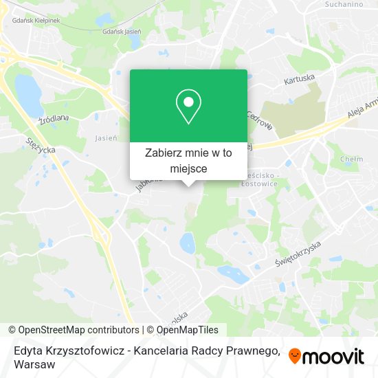 Mapa Edyta Krzysztofowicz - Kancelaria Radcy Prawnego