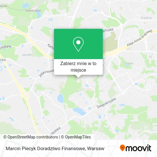 Mapa Marcin Piecyk Doradztwo Finansowe