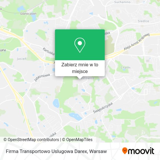 Mapa Firma Transportowo Uslugowa Darex