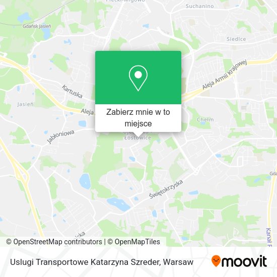 Mapa Uslugi Transportowe Katarzyna Szreder