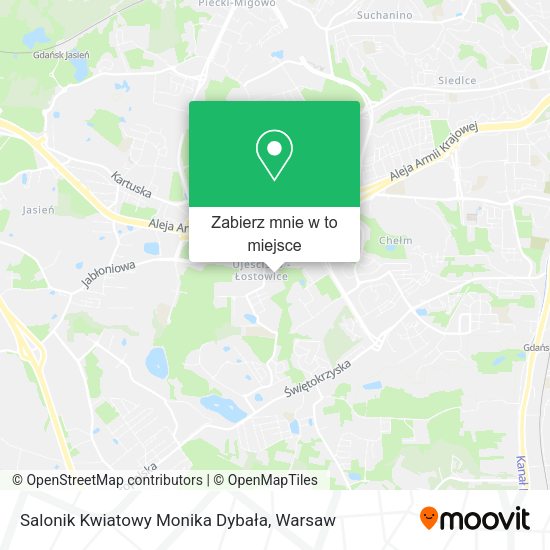 Mapa Salonik Kwiatowy Monika Dybała