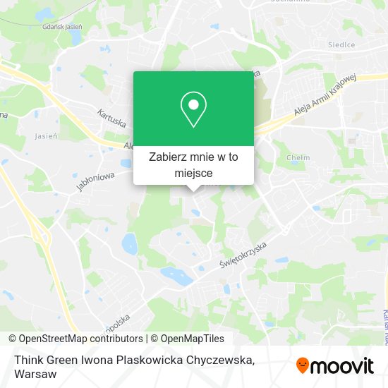 Mapa Think Green Iwona Plaskowicka Chyczewska