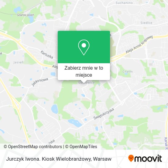 Mapa Jurczyk Iwona. Kiosk Wielobranżowy