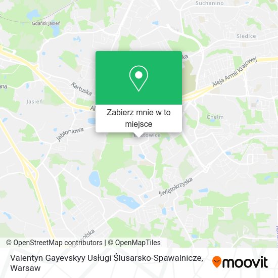 Mapa Valentyn Gayevskyy Usługi Ślusarsko-Spawalnicze