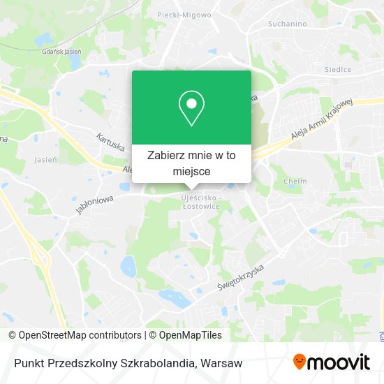 Mapa Punkt Przedszkolny Szkrabolandia