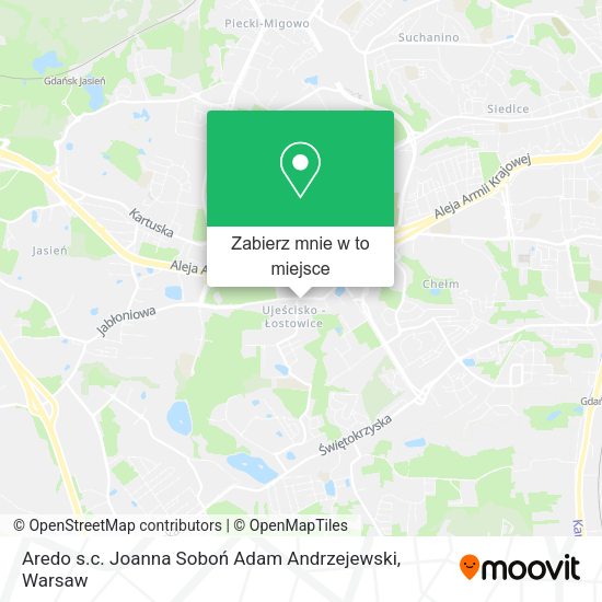 Mapa Aredo s.c. Joanna Soboń Adam Andrzejewski