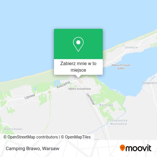 Mapa Camping Brawo