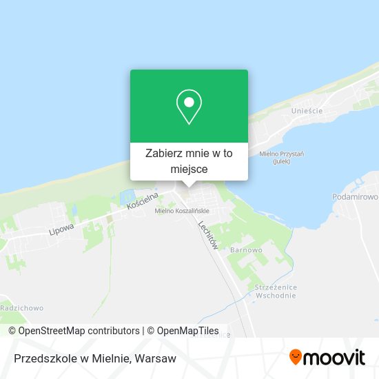 Mapa Przedszkole w Mielnie