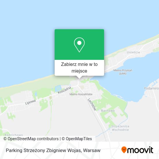 Mapa Parking Strzeżony Zbigniew Wojas