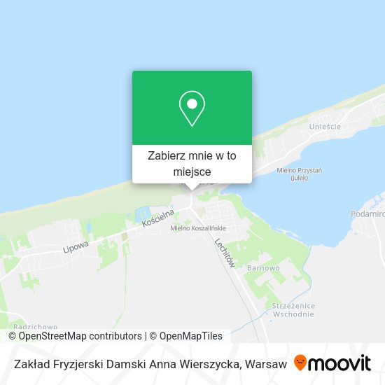 Mapa Zakład Fryzjerski Damski Anna Wierszycka