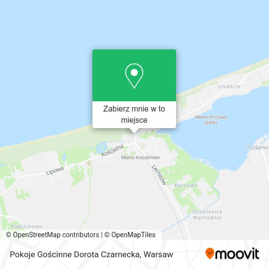 Mapa Pokoje Gościnne Dorota Czarnecka