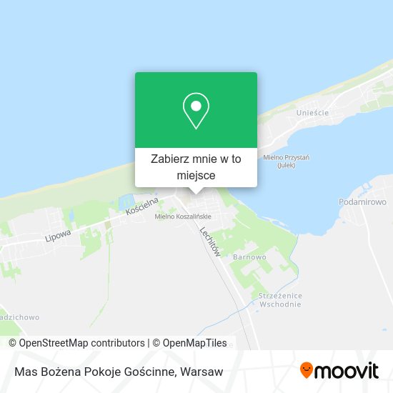 Mapa Mas Bożena Pokoje Gościnne