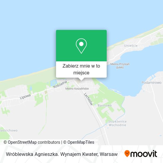 Mapa Wróblewska Agnieszka. Wynajem Kwater