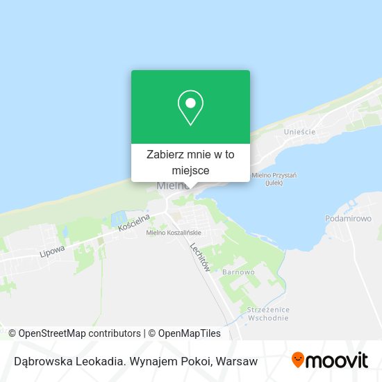 Mapa Dąbrowska Leokadia. Wynajem Pokoi