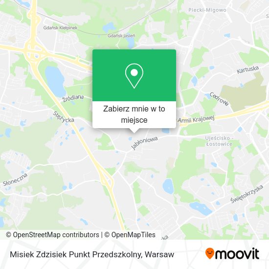 Mapa Misiek Zdzisiek Punkt Przedszkolny