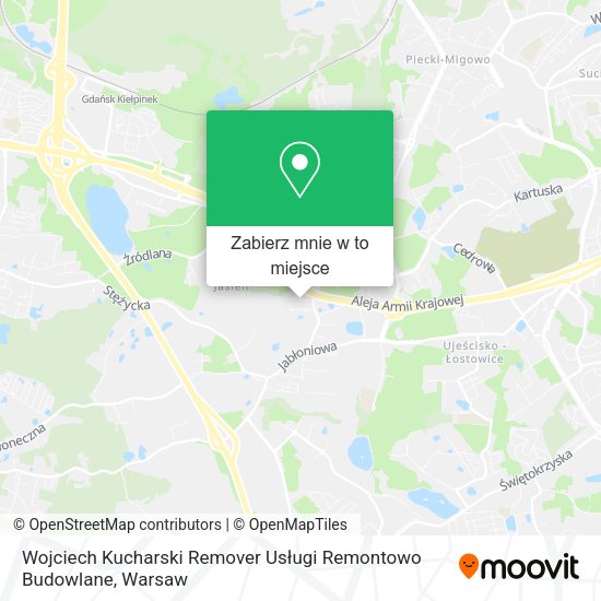 Mapa Wojciech Kucharski Remover Usługi Remontowo Budowlane