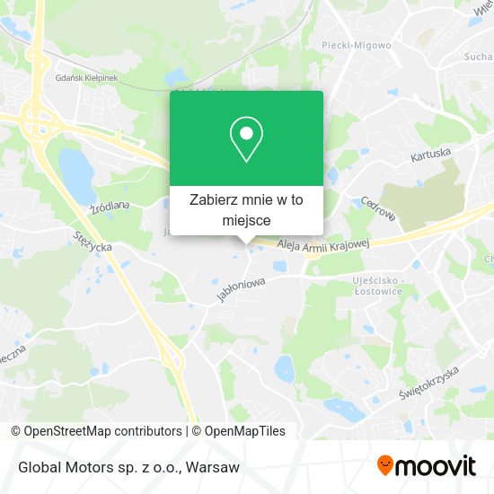 Mapa Global Motors sp. z o.o.