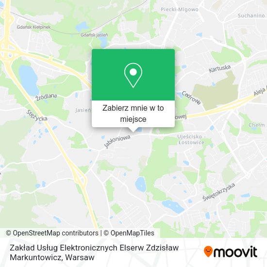 Mapa Zakład Usług Elektronicznych Elserw Zdzisław Markuntowicz