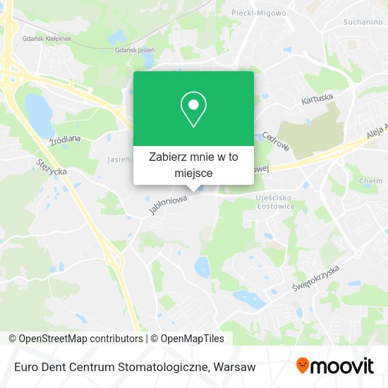 Mapa Euro Dent Centrum Stomatologiczne