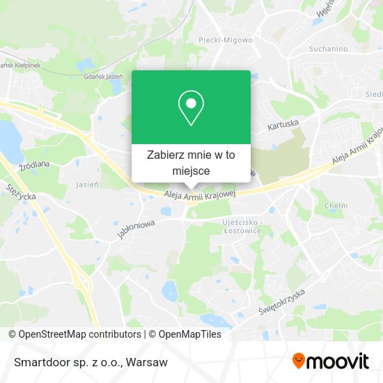 Mapa Smartdoor sp. z o.o.