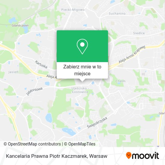 Mapa Kancelaria Prawna Piotr Kaczmarek