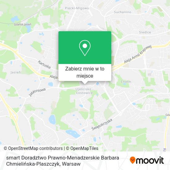 Mapa smart Doradztwo Prawno-Menadzerskie Barbara Chmielińska-Plaszczyk