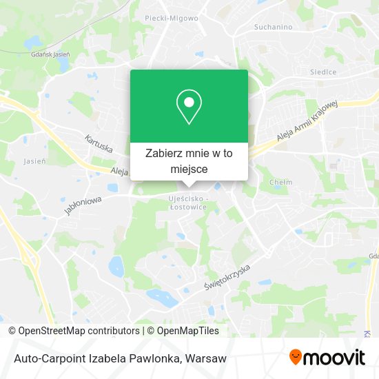 Mapa Auto-Carpoint Izabela Pawlonka